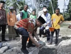 Wali Kota Pariaman Letakkan Batu Pertama Pembangunan Masjid As Salam