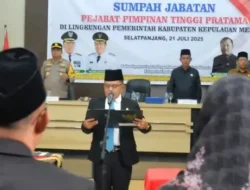 11 Pejabat Eselon II di Pemkab Meranti Dilantik, Berikut Nama-Namanya