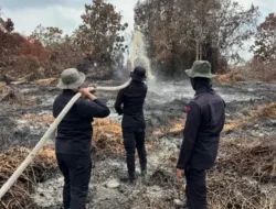 Sigap Atasi Karhutla, Brimob Polda Riau Dapat Apresiasi dari Dansat Brimob