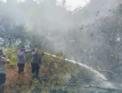 Karhutla di Meranti, Satu Tersangka Berhasil Diamankan
