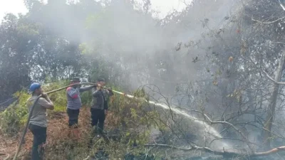 Karhutla di Meranti, Satu Tersangka Berhasil Diamankan