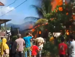 Tiga Rumah Warga Pasaman Barat Ludes Terbakar