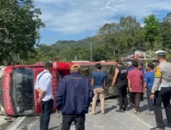 Mobil Damkar Kab. Solok Kembali Alami Kecelakaan