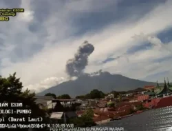 Gunung Marapi Kembali Erupsi, Warga Diminta Tetap Waspadai Potensi Banjir Lahar 