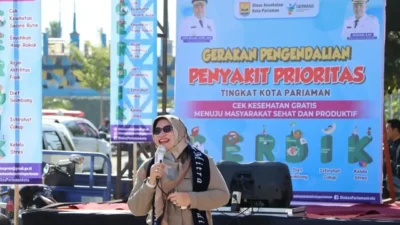 Ny. Yosneli Balad Ajak Warga Pariaman Hidup Sehat dan Cegah Penyakit Prioritas