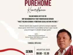 Dalam Rangka HUTRI KE-80, SMP Muhammadiyah Kauman Padang Panjang Putihkan Hutang Alumni