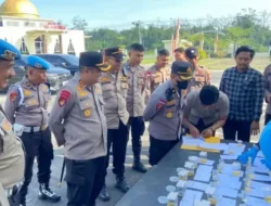 Personil Polres Meranti di Tes Urin dan Razia Rambut Panjang