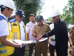 Bupati JKA Tinjau Pengerjaan Normalisasi di Talao Mundam