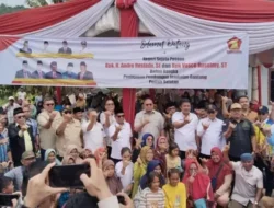 Andre Rosiade dan Wagub Sumbar Tinjau Jembatan Darurat Koto Rawang