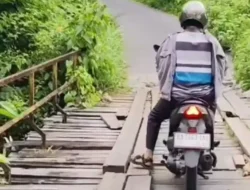 Jembatan di Matua Hilia Menuju Sitingkai dan Palupuh dalam Kondisi Parah