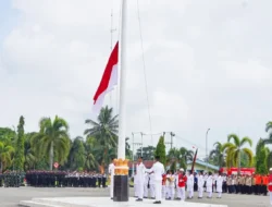 Upacara Peringatan Detik-detik Proklamasi di Dharmasraya Khidmat