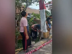 Warga Perumnas Lembah Santur Gelar Lomba Gapura HUT RI ke-80 