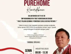 Dalam Rangka HUT RI ke-80, SMP Muhammadiyah Kauman Padang Panjang Putihkan Utang Alumni