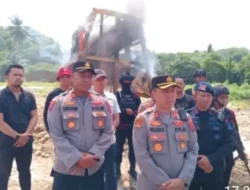 Kapolres Sijunjung Tegas Berantas PETI di Batang Palangki