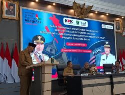 Sumbar di Bawah Rata-Rata Nasional, Gubernur Ajak Perkuat Integritas untuk Lawan Korupsi