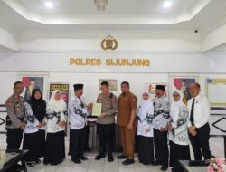PGRI Sijunjung Audiensi dengan Kapolres Bahas Perlindungan Guru