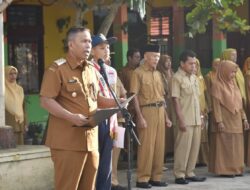 Wawako Mulyadi  Jadi Pembina Upacara di SMPN 4 Kota Pariaman