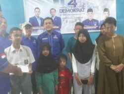 HUT ke 24, DPC Partai Demokrat Dharmasraya Santuni Anak Yatim