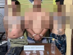 Polres Padang Panjang Ungkap Kasus Sabu, Tiga Tersangka Ditahan