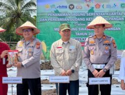 Dukung Swasembada Pangan Nasional, Polres dan PT ITA Tanam Jagung Serentak