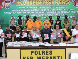 Polres Meranti Gagalkan 50 Kg Narkoba Siap Edar, Tersangka Diancam Hukuman Mati