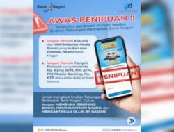 Nasabah Bank Nagari Kembali Diimbau Waspadai Akun Palsu dan Penipuan Berkedok Undian