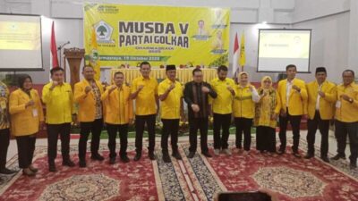 Adi Gunawan Kembali Dipercaya Pimpin DPD Partai Golkar Dharmasraya