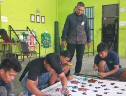 Warga Binaan Lapas Narkoba Sawahlunto Diberi Keterampilan 