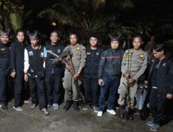 Tim Gabungan Bubarkan Tawuran di Pauh, Sejumlah Senjata Tajam Disita