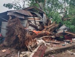 Kota Solok Porak Poranda Dilanda Angin Kencang