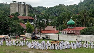 Dibuka Walikota Riyanda Putra, 500 Anak RA Sawahlunto Ikuti Manasik Haji