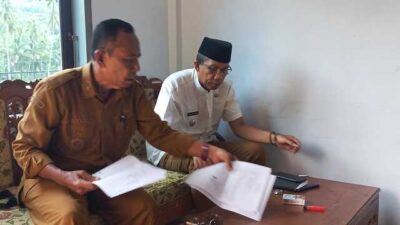 Camat Talawi Lakukan Verifikasi RAPBDes 2026 