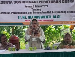 Sosialisasi Perda Disabilitas dan Silaturahmi Pensiunan PNS Sawahlunto Digelar