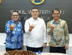 Upayakan Alih Fungsi Lahan Sesuai RTRW, Bupati dan Rektor UIN Batusangkar Temui Wamen ATR/BPN