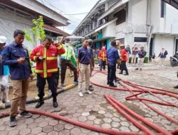 Gudang Arsip PLN Sumbar di Sawahan Terbakar