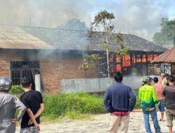 Rumah Alimzen di Koto Hilalang Ampek Angkek Hangus Terbakar