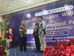 Launching Piagam Wajib Pajak 2025,  Pemko Bukittinggi Raih Tiga Piagam Penghargaan