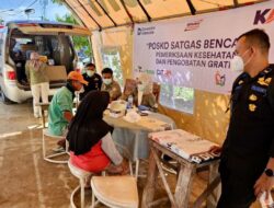 Peduli Kesehatan : KAI Divre II Sumbar Berikan Pemeriksaan Kesehatan Gratis bagi Warga Terdampak Banjir di Tabing Banda Gadang