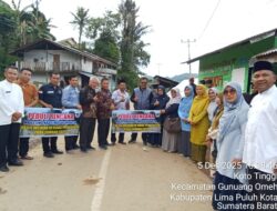 MKKS Cabdin Wilayah IV Terus Bergerak Serahkan Bantuan,  Kali ini ke Gunung Omeh.