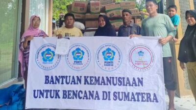 Tiba di Malalak, Bantuan PSMTI Riau Didistribusikan ke Korban Bencana