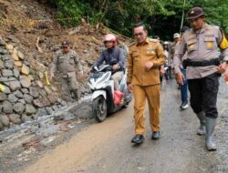 Jalan Lembah Anai Mulai Bisa Dilalui Roda Dua, Bupati Tanah Datar Apresiasi Kerja Cepat Pemerintah Pusat