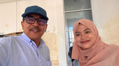 Pegawai Cantik PLN Aceh Ini, Mestinya Bulan Madu, Malah Menghalau Lumpur