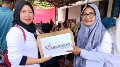 PT Askrindo Bantu Rendang Bagi Korban Banjir Kuranji