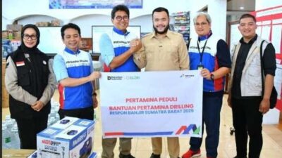 Pertamina Drilling Service Bantu 50 Tangki Air dan 5 Unit Power Sprayer