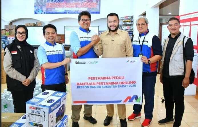 Pertamina Drilling Service Bantu 50 Tangki Air dan 5 Unit Power Sprayer