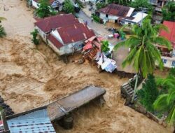 Dampak Galodo di Salayo, Jembatan Bawah Kubang Sawah Sudut Putus Total