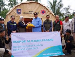 Terima Bantuan dari M Jamil dan PT HK, Wabup Tanah Datar Sampaikan Terimakasih