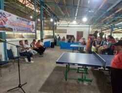 Kejuaraan Tenis Meja HJK dan HAB Kemenag di Sawahlunto Digelar