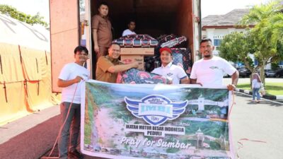 IMBI Salurkan Bantuan untuk Korban Bencana di Kota Pariaman