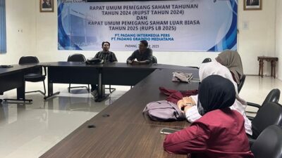 Mahasiswa Ilkom Unes Adakan Kunjungan Jurnalistik ke Padang TV